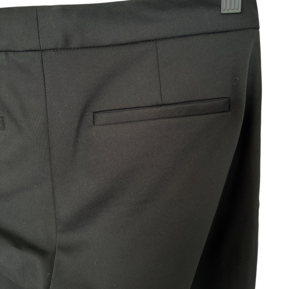 Theory Classic Black Leska Pavia Trouser Pants Size 6 Black - Picture 3 of 9